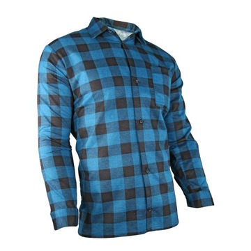 KOSZULA ROBOCZA FLANELOWA BAWEŁNA MORSKA XXL 2XL