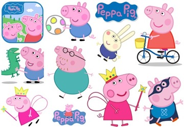 Tatuaże Dla Dzieci Zmywalne ŚWINKA PEPPA