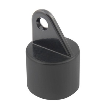NASADKA OBEJMA PODPOROWA SŁUPKA FI 48mm CZARNA RAL 9005