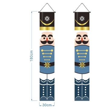 Рождественский декоративный баннер 