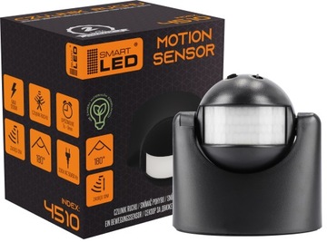 Настенный датчик движения в сумерках PIR-светодиодный датчик