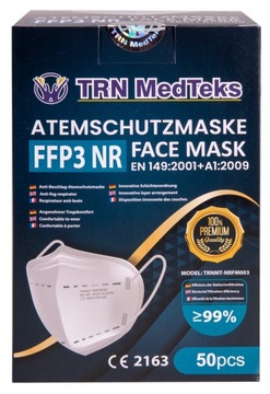 Пылезащитная маска TRN MODA Полумаска FFP3
