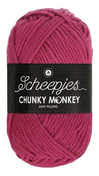Włóczka CHUNKY MONKEY 100 g - 1827 intensywna fuks