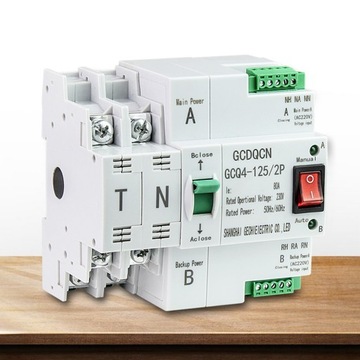 Двойной автоматический выключатель питания 63A 2P