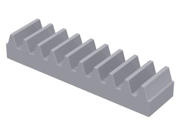 LEGO 3743 6457283 technic zębatka jasno szary