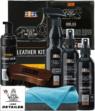 ADBL ZESTAW LEATHER KIT CZYSZCZENIE I ZABEZPIECZENIE SKÓRY W AUCIE SAMOCHÓD
