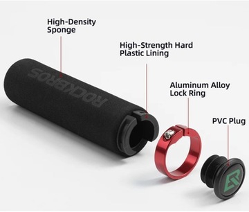 ВЕЛОСИПЕДНЫЕ РУЧКИ ДЛЯ ВЕЛОСИПЕДНОГО РУЛЯ МЯГКАЯ ГУБКА TWISTED