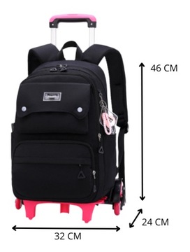 ШКОЛЬНЫЙ РЮКЗАК, ШКОЛЬНЫЙ РЮКЗАК НА КОЛЕСАХ, ВМЕСТИТЕЛЬНЫЙ КАРКАС ДЛЯ ДЕВОЧКИ. 4-6
