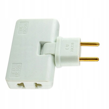Адаптер питания европейского стандарта с вращением на 180 градусов