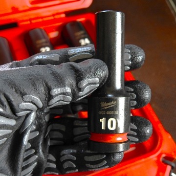 НАБОР ДЛИННЫХ УДАРНЫХ ГОЛОВОК 1/2 ДЮЙМА 10-24ММ 10 ШТ. 6 УГОЛЬНЫХ + КОРОБКА