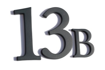 НОМЕР ДОМА, ЦИФРЫ ДЛЯ ДОМА, БУКВЫ графит 3