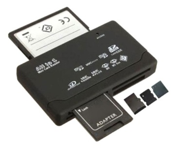 СЧИТЫВАНИЕ КАРТ ПАМЯТИ УНИВЕРСАЛЬНОЕ MICRO SD TF CF RS-MMC SDHC USB 2.0 AK219A