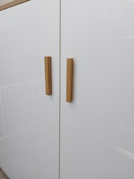 Ручка мебельная деревянная, дуб ELKA, длина 160мм, разм. 128мм ПОЛЬСКИЙ ИЗДЕЛИЕ