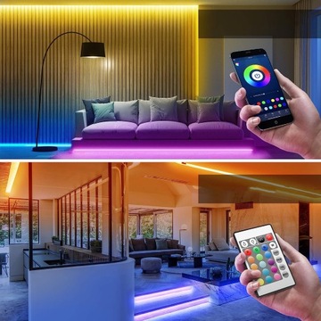 RGB 5050 СВЕТОДИОДНАЯ ЛЕНТА 5м USB-лампы Лента освещения Светодиоды ДИСТАНЦИОННОЕ УПРАВЛЕНИЕ + ПРИМЕНЕНИЕ