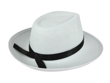 kapelusz biały AL CAPONE | 54-73