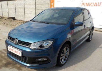 Volkswagen Polo V Hatchback 3d Facelifting 1.4 TDI BlueMotion Technology 90KM 2017 Volkswagen Polo R-Line DSG Okazja 1.4 Diesel 90KM, zdjęcie 6