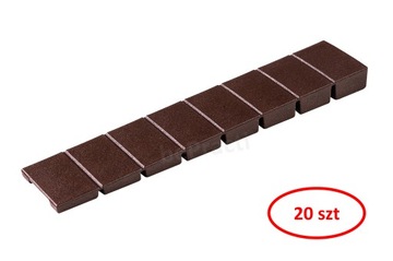 Klin pod meble 20 szt, do regulacji poziomu mebli