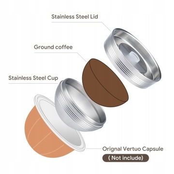 икафилы для многоразового кофе Nespresso Vertuo Next
