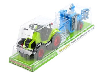 TRAKTOR + MASZYNA RUCHOME CZĘŚCI NAPĘD 38CM DUŻY