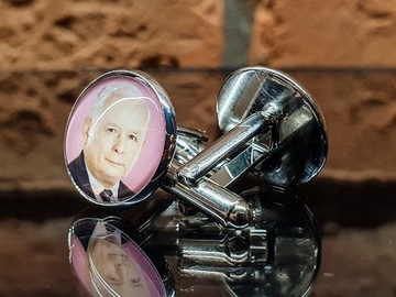 Запонки Ярослав Качиньский Президент PIS