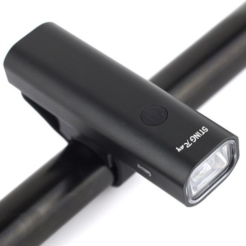 Zestaw lamp rowerowych 360lm + 100lm z funkcją STOP