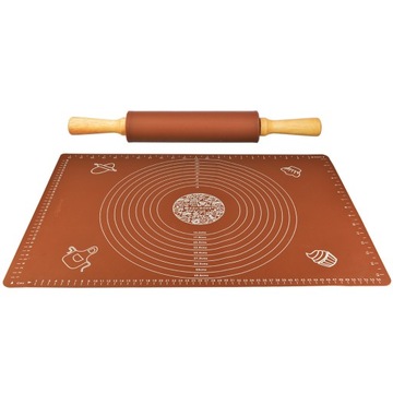 ZESTAW SILIKONOWY WAŁEK OBROTOWY + MATA STOLNICA