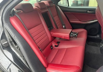 Lexus IS III Sedan Facelifting 200t 245KM 2018 Lexus IS IS 200t 300 F Sport FV23 Salon PL Czerwone wnetrze, zdjęcie 22