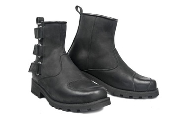 Buty Motocyklowe skórzane Chopper BLACK MAT WRK 39