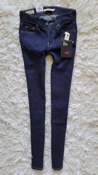 rurki LEVI'S 710 Super Skinny W25 L32 _ PREMIUM