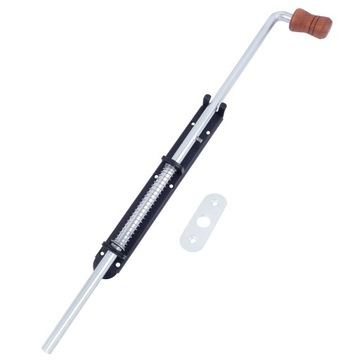 ПРУЖИННЫЙ КЛАПАН 500мм УЗКИЙ ЗАМОК ДЛИННЫЙ КЛАПАН ГАРАЖНЫХ ВОРОТ ЧЕРНЫЙ