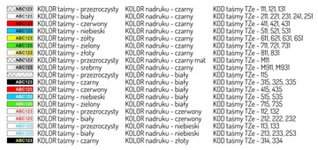 Сменный скотч для Brother TZE-541 18мм синий/черный