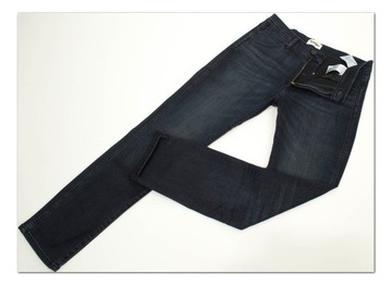 Wrangler Larston Dusky Night męskie spodnie jeansy Slim W30 L32