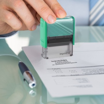 TRODAT STAMP 8911 ДЛЯ 4-СТРООЧНОГО ДИЗАЙНА КОРПОРАТИВНОГО ЛИЧНОГО ОФИСА + ЛАСТИК