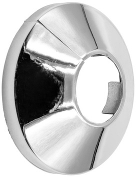 ROZETA ROZETKA POJEDYŃCZA CHROM MASKOWNICA RUR 22mm DZIELONA CHROMOWANA
