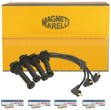 KABEL PŘÍVODY ZAPALOVACÍ FORD FOCUS II MK2 MK3 + 4× SVÍČKA BOSCH 0 242 229 785