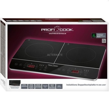 ИНДУКЦИОННАЯ ПАРОЧНАЯ ПАНЕЛЬ С ДВУМЯ КОНФОРМАМИ ProfiCook PC-DKI