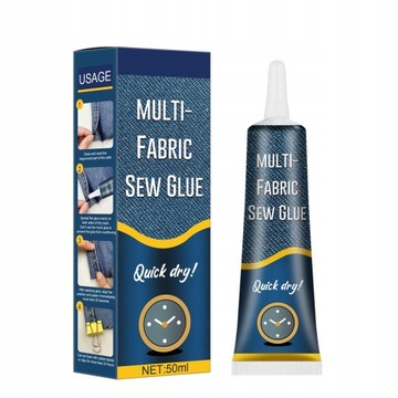 KLEJ DO TKANIN NAPRAWCZY BEZ SZYCIA 50ML
