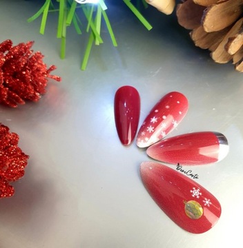 ИСКУССТВЕННЫЕ НОГТИ, РОЖДЕСТВЕНСКИЕ ЗИМНИЕ СОВЕТЫ, 24 ШТ.