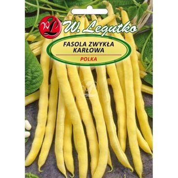 Fasola szparagowa karłowa Żółta Polka 40g LEGUTKO