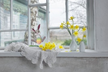 НАКЛЕЙКА ПАСХАЛЬНЫЙ ЗАЯЧИК 4А