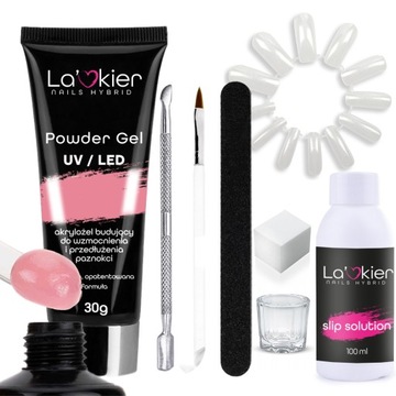 AkrylGel FLEXY GEL akrylożel zestaw duży XXL PEONY