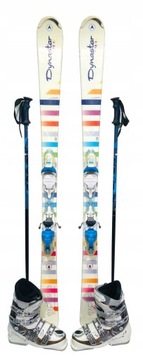 Komplet Narty DYNASTAR 158 cm + BUTY R. 40 + KIJE