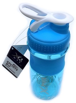 Shaker bidon butelka sportowa XQ MAX 800ml spirala niebieski