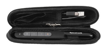 Красная лазерная указка 12в1 200м Spacetronik Пульт дистанционного управления для презентации + ЧЕХОЛ