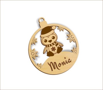 Новогодняя игрушка ДЛЯ ДОШКОЛЬНИКА, имя, подарок