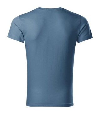 ELEGANCKA koszulka męska SLIM FIT V-NECK T-shirt MALFINI 146 L
