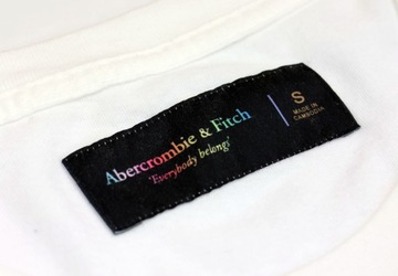 ABERCROMBIE & FITCH Koszulka S Serce Cekiny PRIDE