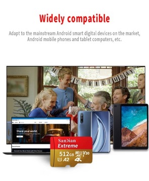 SANDISK MICRO SDXC EXTREME 1TB 190MB/s U3 V30 A2