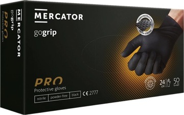 RĘKAWICE RĘKAWICZKI NITRYLOWE MOCNE GO GRIP r. XXL