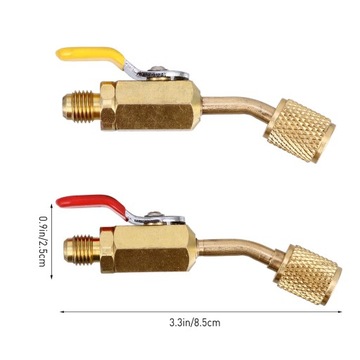 ШАРОВЫЕ КРАНЫ КОМПАКТНЫЕ ИНСТРУМЕНТЫ ДЛЯ ОБСЛУЖИВАНИЯ КОНДИЦИОНЕРА ВОЗДУХА АДАПТЕР ДЛЯ ШЛАНГА